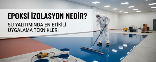 Epoksi İzolasyon Nedir? Su Yalıtımında En Etkili Uygulama Teknikleri