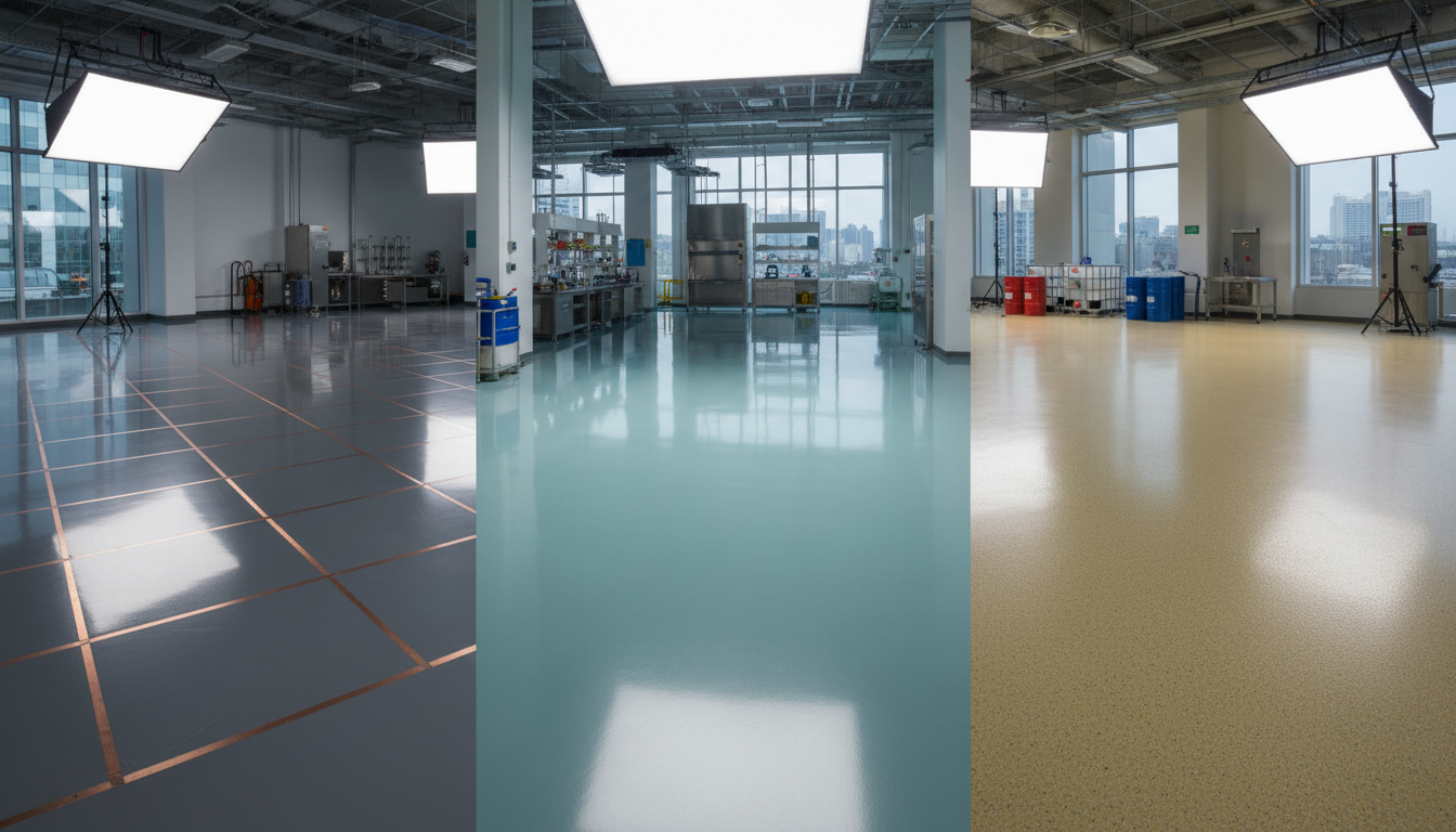 Antistatik ve Kimyasal Dirençli Epoksi Zemin Kaplama Seçenekleri: Kapsamlı Rehber Yön Epoksi