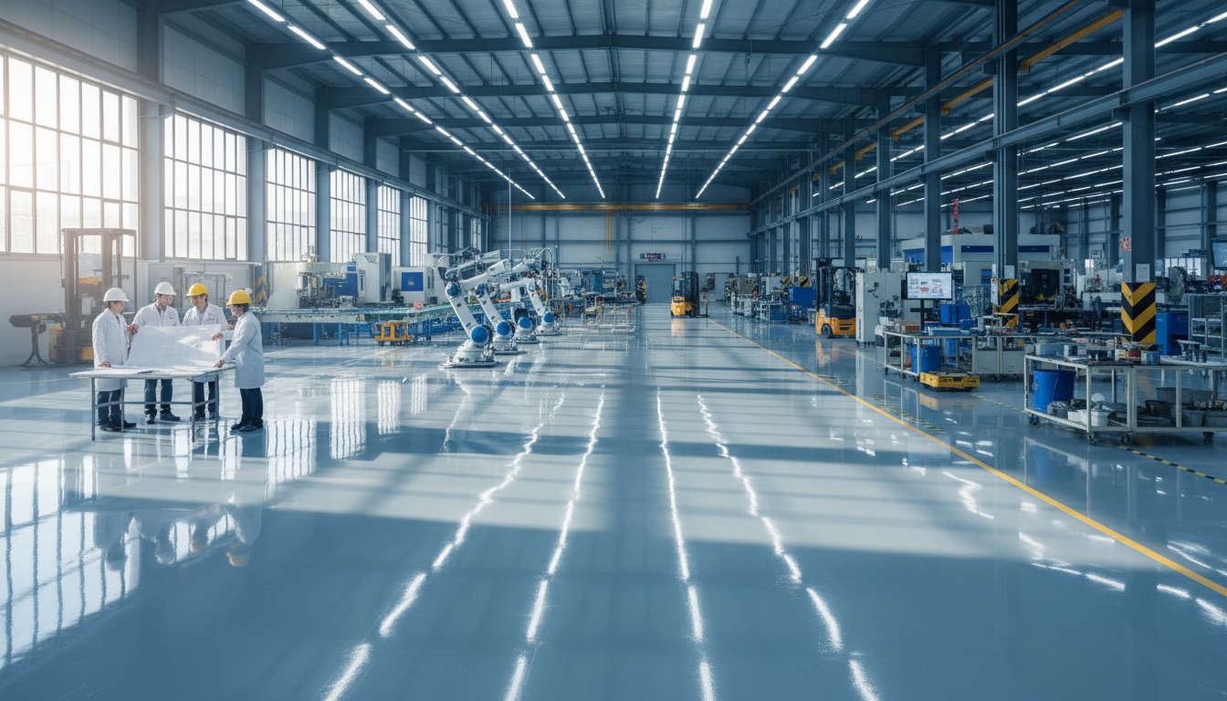 Endüstriyel Alanlar İçin Yüksek Performanslı Epoksi Zemin Kaplama Çözümleri ve Uygulama Rehberi Yön Epoksi