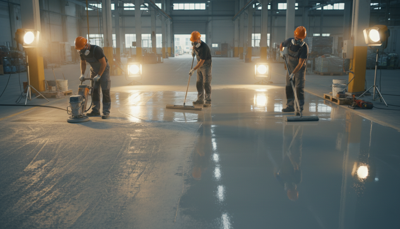 Epoksi Zemin Kaplama Uygulamasının Aşamaları ve Teknik Detayları: Profesyonel Kılavuz Yön Epoksi